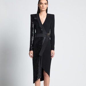 Zhivago 'Take Off" Midi - V-neck, Belted, Long Sleeve, Wrap